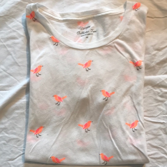 Jcrew collectors tee with bird print - Picture 1 of 4